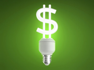 Dollar Sign Light Bulb